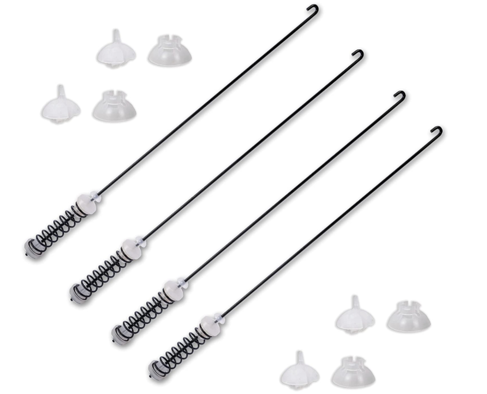 4Pcs Washer Suspension Rod Kit For Whirlpool WTW4800BQ0 WTW4800BQ1 WET4027HW0 gallery