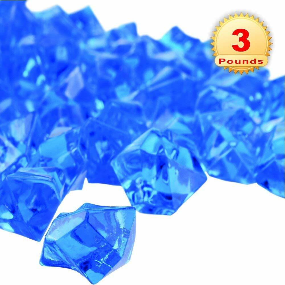 PMLAND Acrylic Ice Rocks Crystals Cubes Gems for Vase Filler, Table Scatter gallery