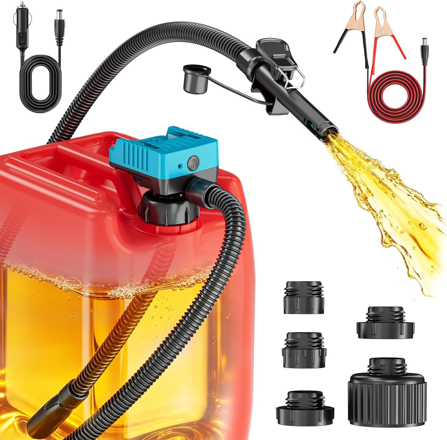 5 GPM Cordless Fuel Transfer Pump Compatible with Makita 18V Batteries (Bare Too gallery