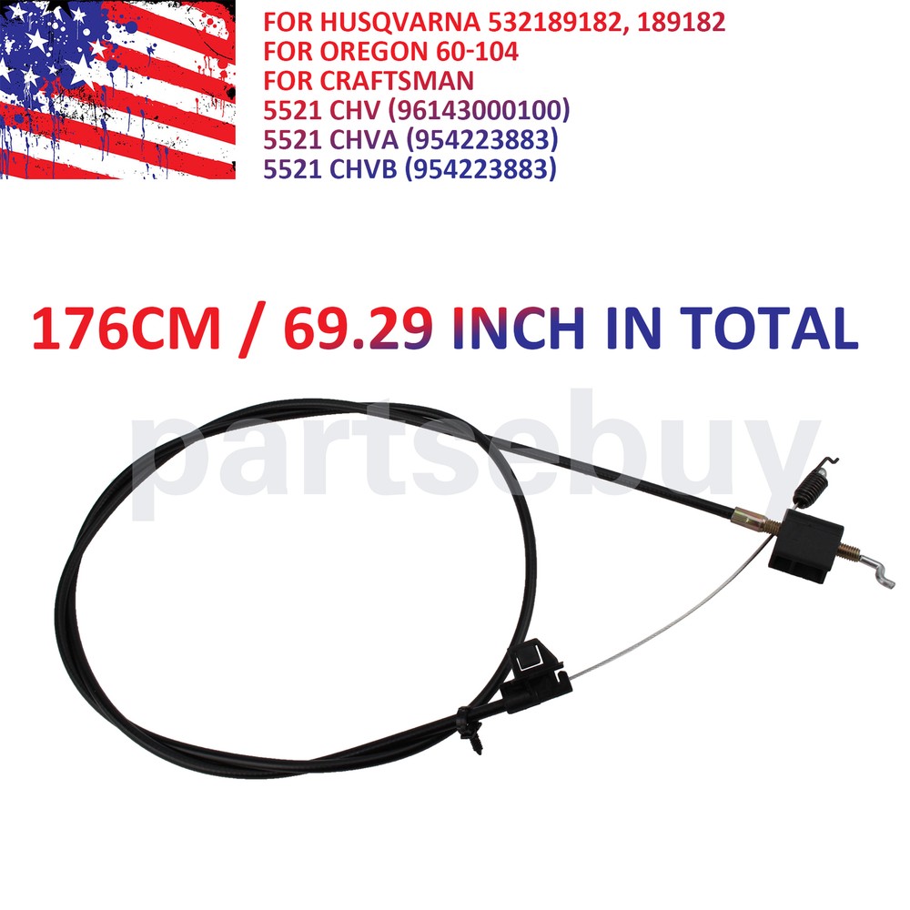 FOR CRAFTSMAN SELF PROPELLED DRIVE CABLE PUSH MOWER HUSQVARNA 189182 532189182