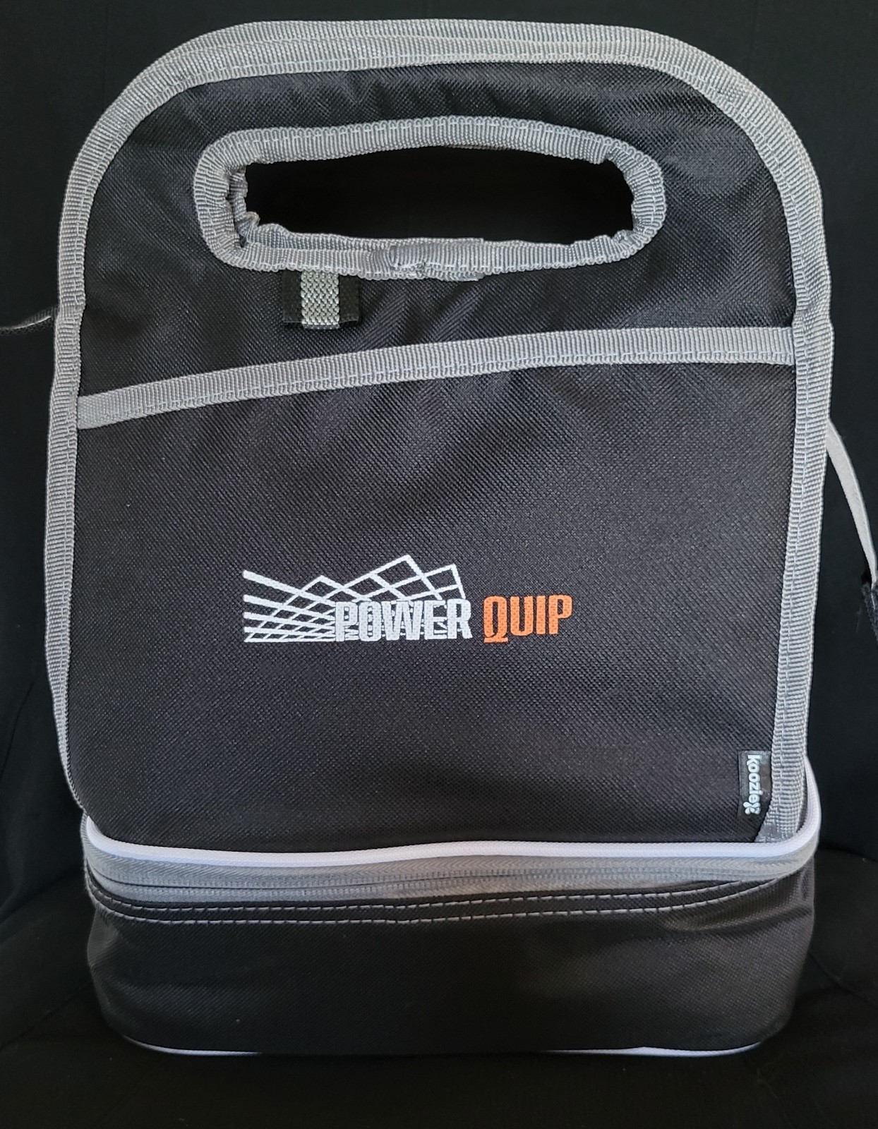 Koozie Insulated Lunch Box Cooler Zipper Top and Bottom Pocket 9.5"Lx6"Wx11"H gallery