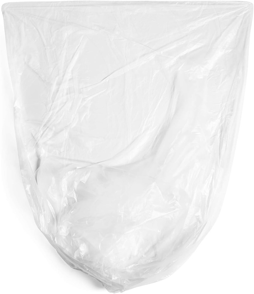 High Density Trash Bags, 12 Gallon, 1000 Count, 8 Micron (Eq), 24" X 27", Clear, gallery