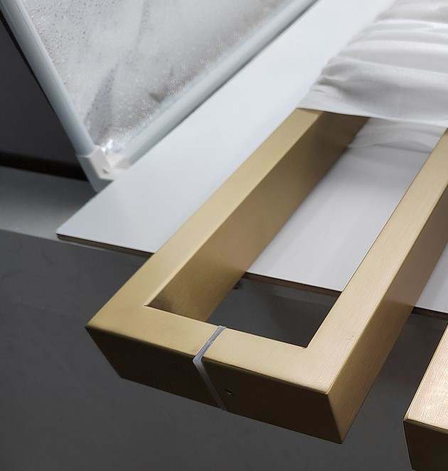 Door Pull Square Handle stainless steel Satin /Matte Black /Polished Gold Entry gallery