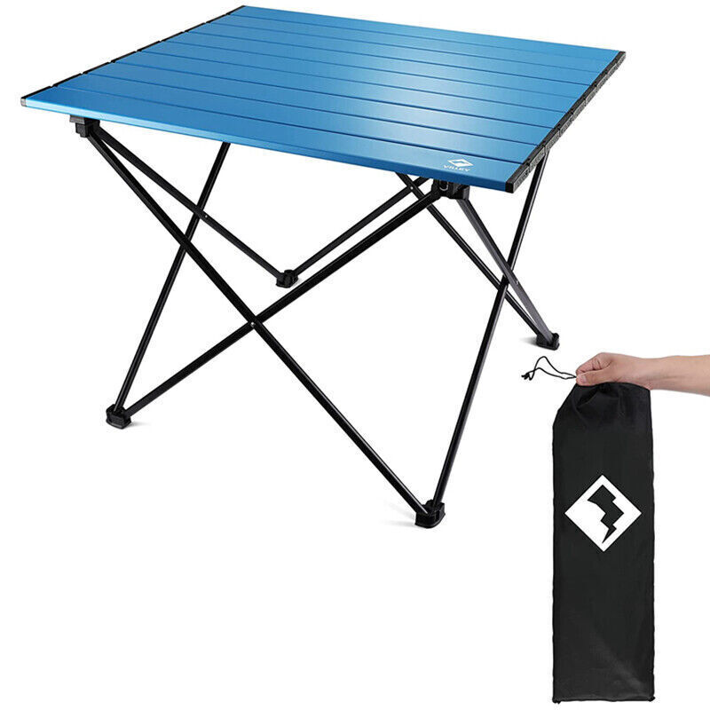 VILLEY 19" Folding Beach Table Portable Camping Side Table Ultralight Aluminum gallery