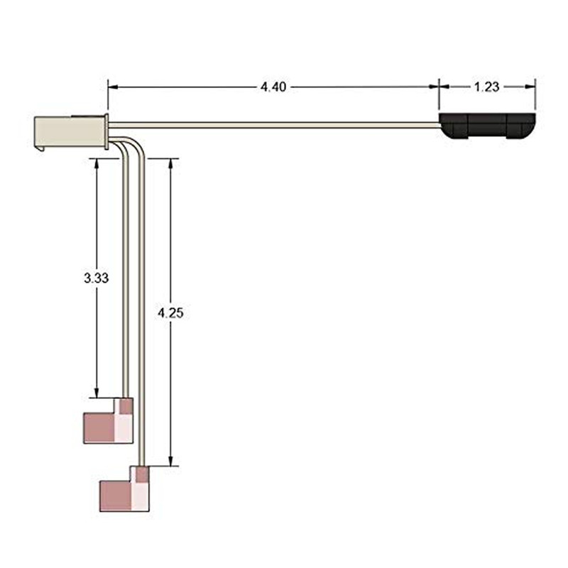 2XFor Norcold 618548 Interior Light & Thermistor Wire Assembly W/ Wire Harness gallery