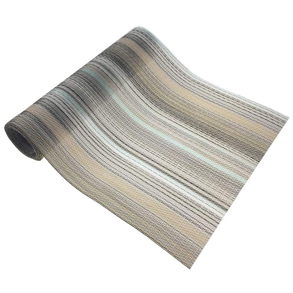 PVC HeatResistent MultiColor Oblong Table Runner Woven Vinyl 12x70 Inch gallery