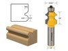 5/32" Radius Corner Bead Router Bit - 1/2" Shank - Yonico 13109 gallery