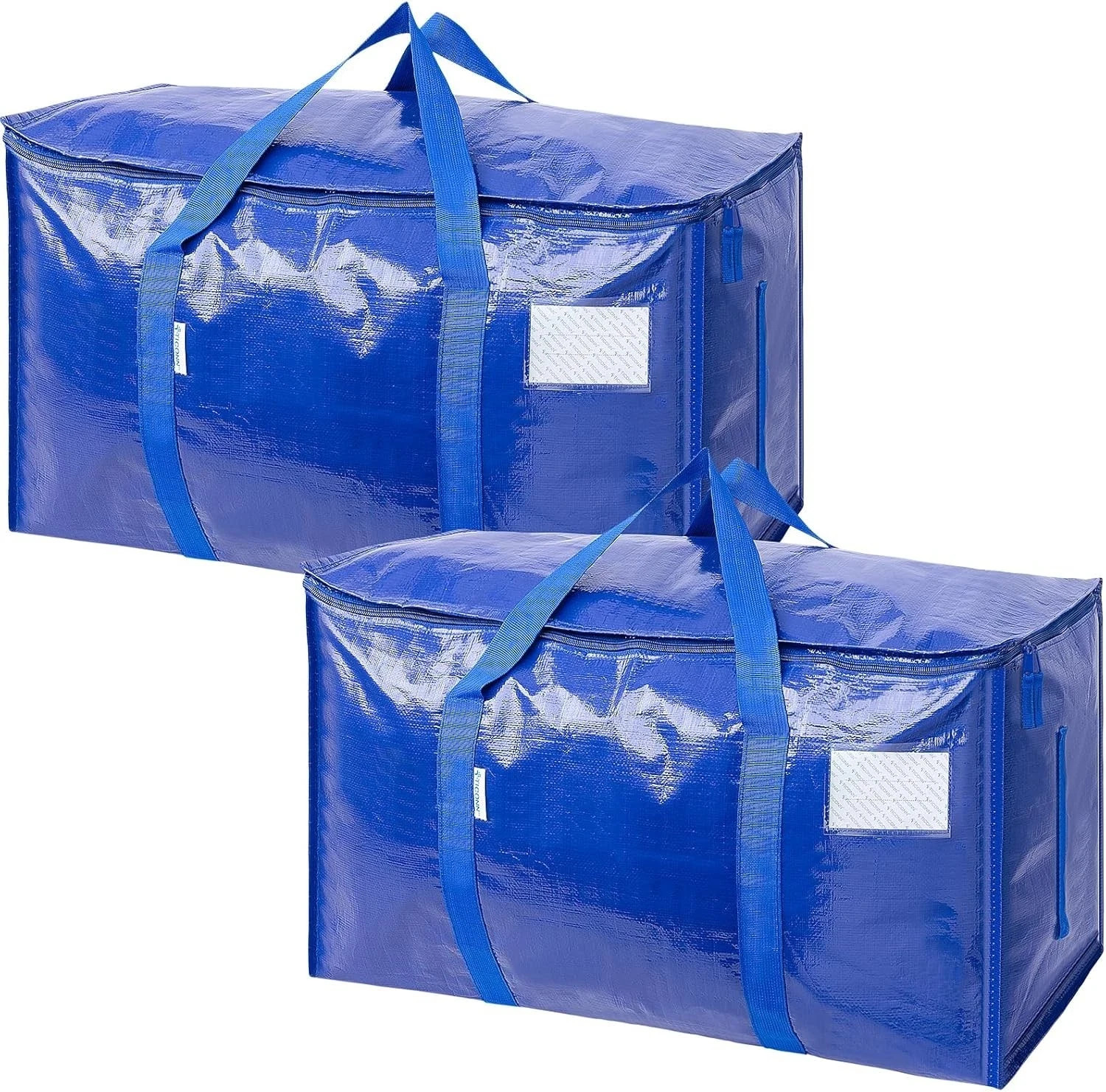 2 Pack Extra Large Moving Bags with Zippers & Carrying Handles, Heavy-Duty gallery