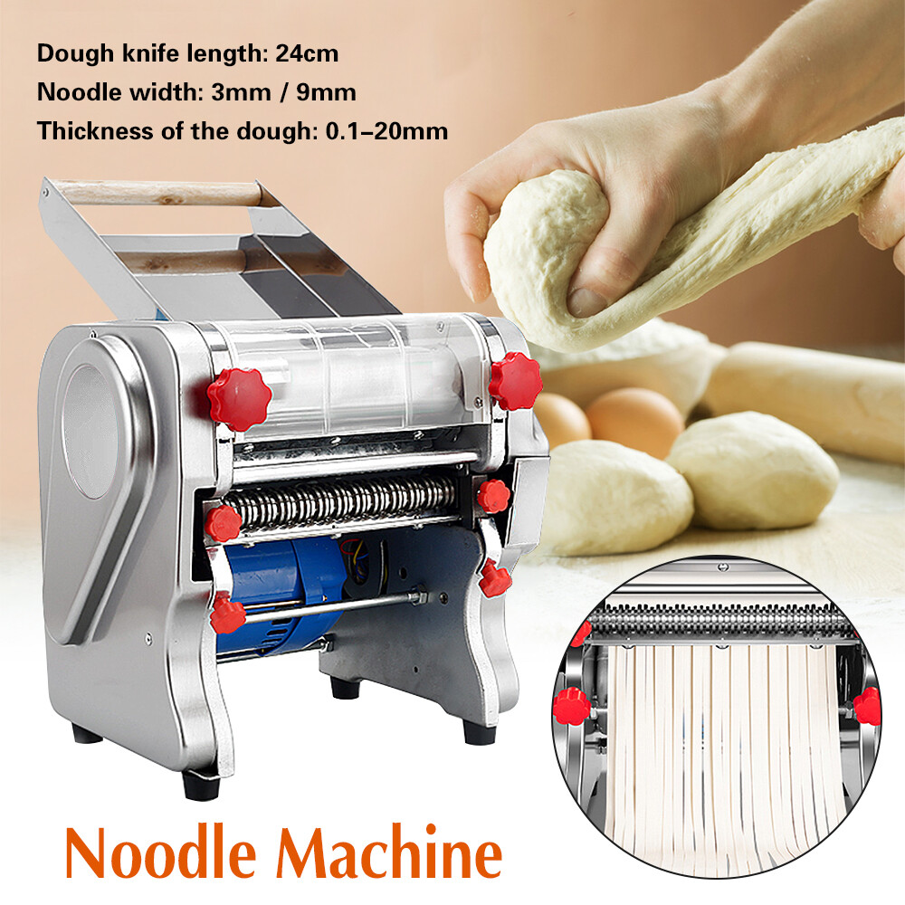 3/9mm 550W Noodle Machine Dumpling Skin Maker Electric Pasta Press Maker 110V US gallery