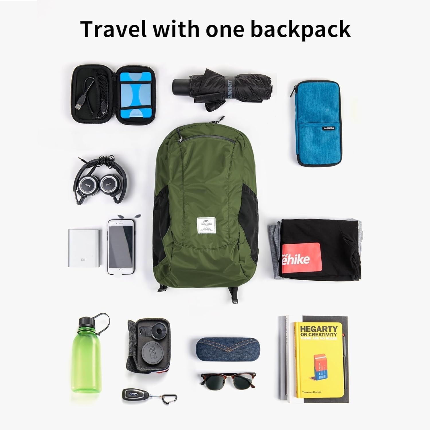 18L Lightweight Hiking Daypack, Waterproof Camping Packable Backpack Ultralig... 5