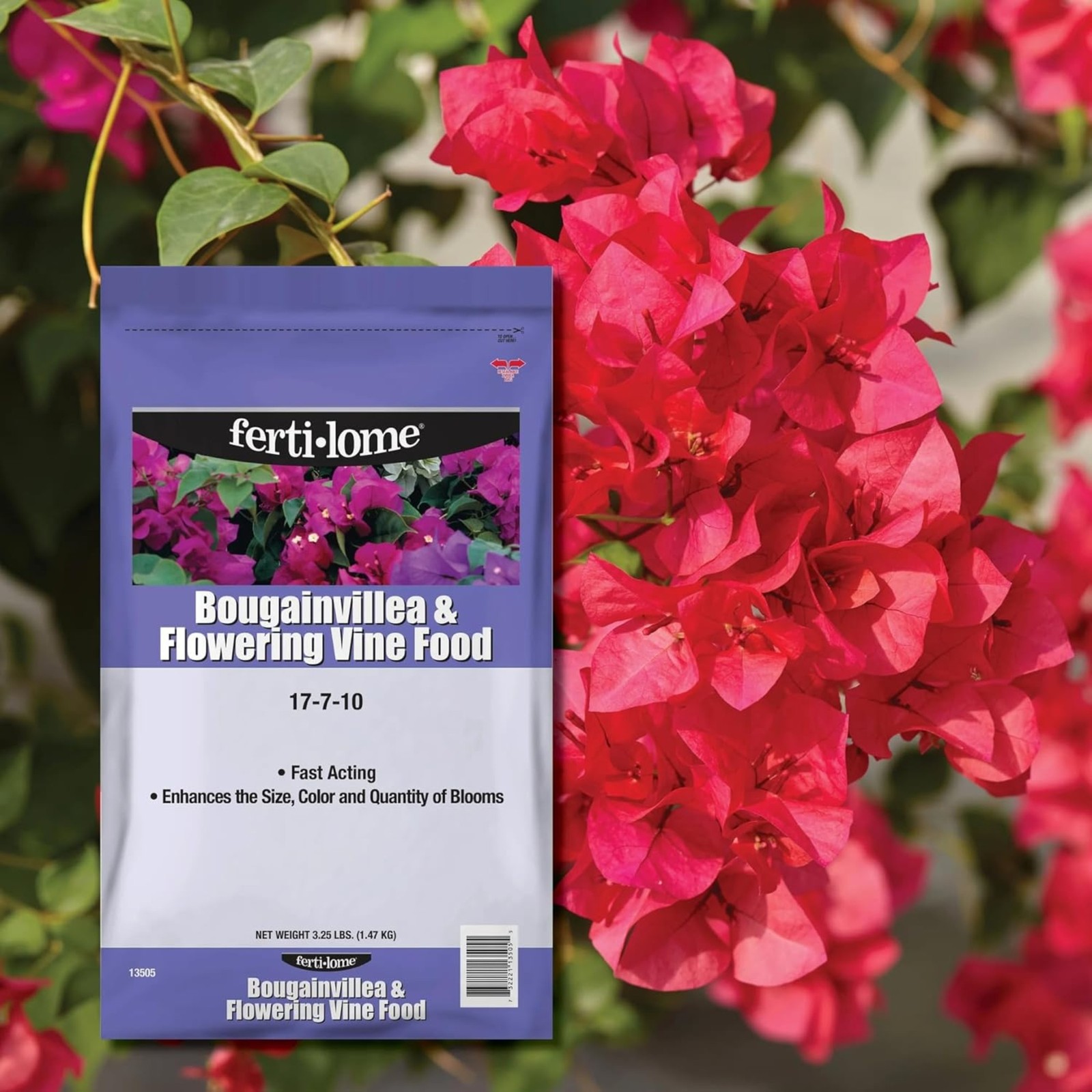 Fertilome Bougainvillea & Flowering Vine Food 17-7-10, 3.25lbs gallery