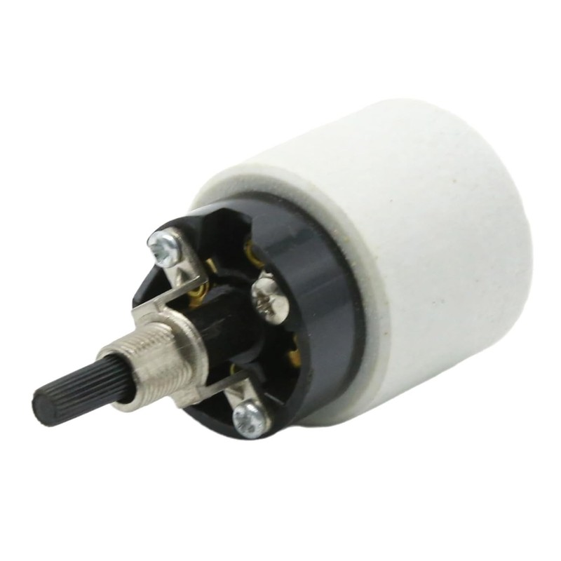 Rotary Lamp Switch Replacement with Socket Holder 660W 250V E26 E27, Porcelain L gallery