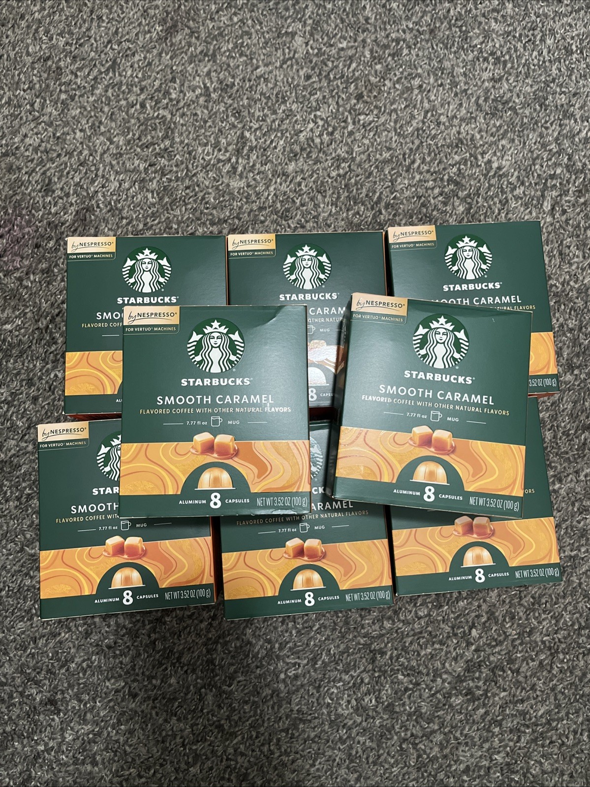 64 ct Nespresso Pods Starbucks CARAMEL Medium Roast Coffee Vertuo Capsules LOT gallery
