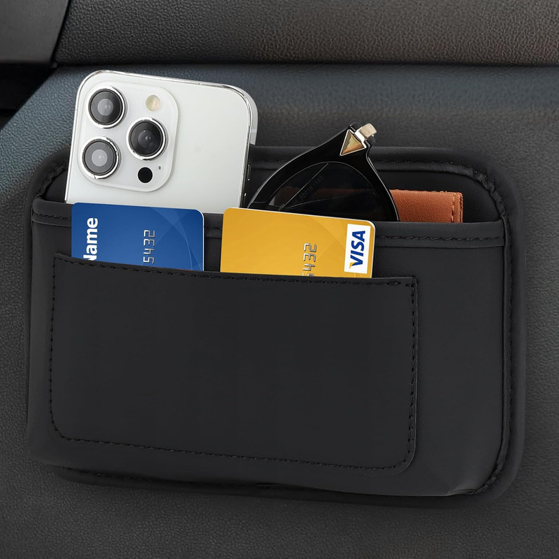Universal Car Side Pocket Organizer, PU Leather Car Pocket Pouch Cell Phone Sung gallery