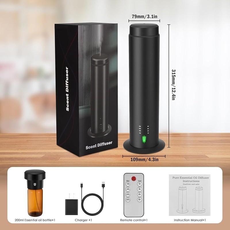 Waterless Essential Oil Diffuser Nano Mist Quiet Operation Timer Auto Shut Off gallery