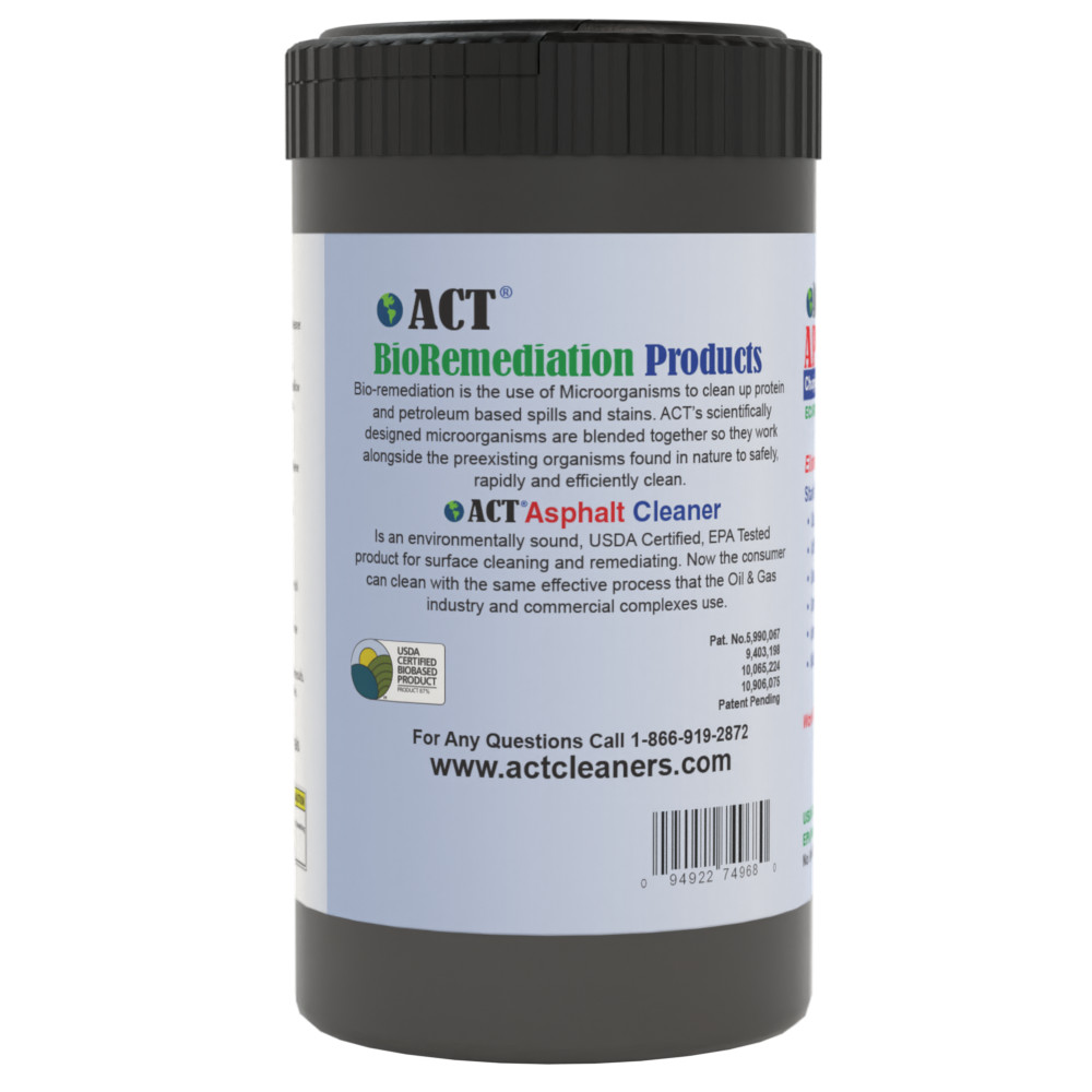 ACT Asphalt Cleaner and Degreaser - Cleans Deep Oil Stains in Asphalt - 2.5lb gallery
