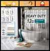 Heavy Duty Clear Shower Curtain Liner 72x65 Inches, 12 Gauge, 3 Weights, 12 Grom gallery