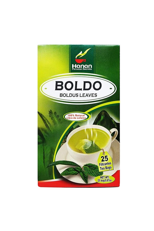 Hanan Peruvian Secrets Boldo Herbal Tea | 100% Natural Boldus | 25 Tea Bags | Na gallery