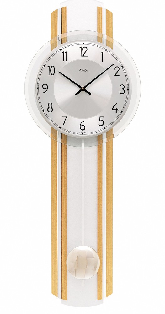 Modern Wall Clock with Quartz Movement by AMS