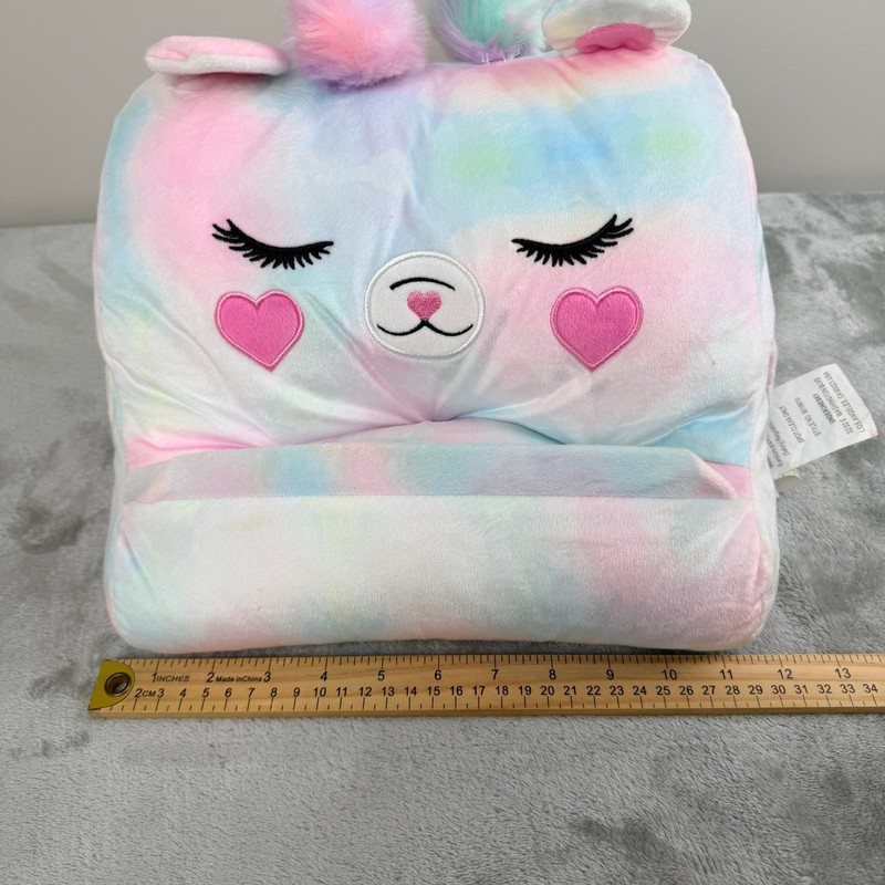Under One Sky Llama Tablet Stand Plush Pillow Pastel Tie Dye Heart Eyes 8016810 gallery