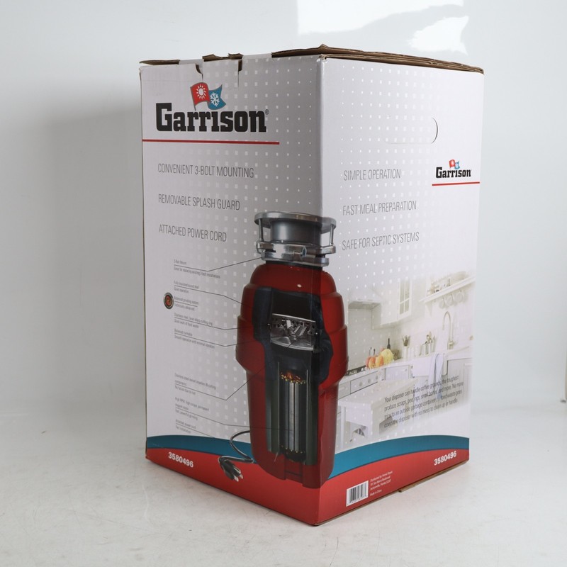 Garrison 3/4 HP Deluxe - Continuous Feed Garbage Disposal High Power - (3580496) gallery