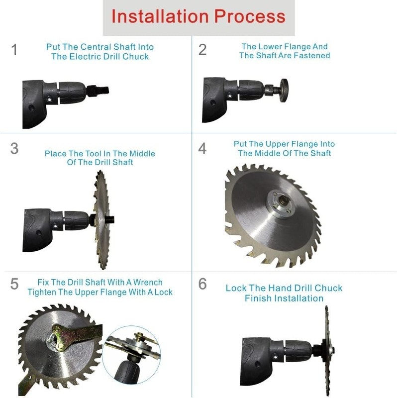 Electric Drill Grinder Wheel Disc Adapter 6mm & 10mm 10mm & 10mm Adjustable R... gallery
