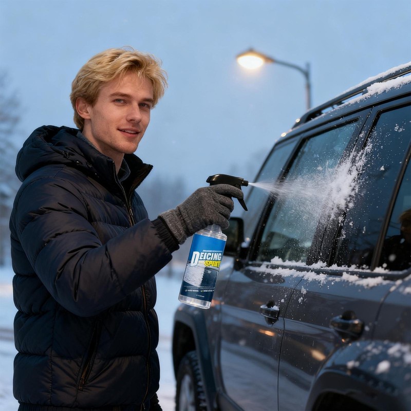 1/2/3x Windshield Deicer Spray Snow Melting & Deicing Agent Car DeIcing Spray gallery