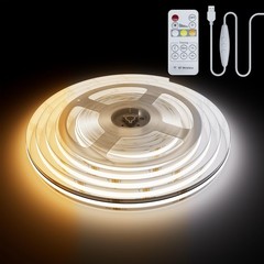 5V USB CCT Tunable COB LED Strip Lights 6.56ft/2m,1280LEDs 1200lm 2700K-6500K…