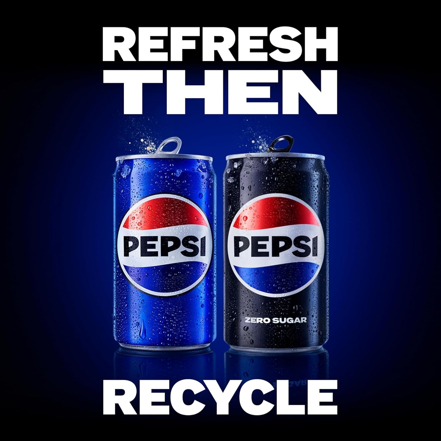 Pepsi Real Sugar Soda Mini Cans, 7.5oz Mini Cans, (10 Pack) (Packaging May Vary) gallery
