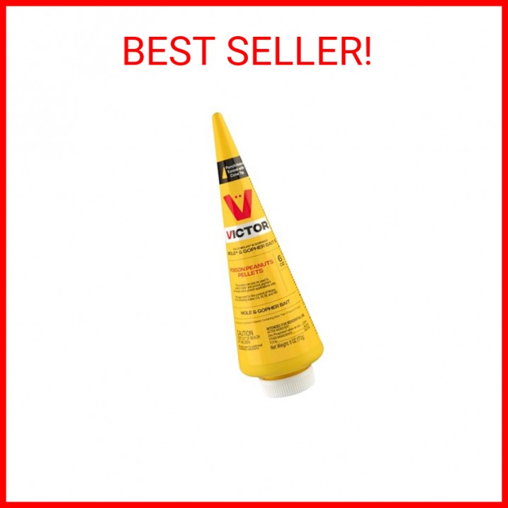 Victor M6006 Outdoor Mole & Gopher Poison Peanuts - Mole and Gopher Bait Killer gallery
