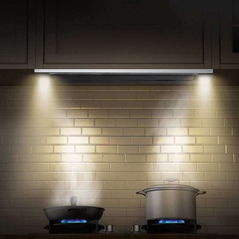 Range Hood Insert, 30 Inch Built-in Kitchen Vent Hood, 800CFM Stainless Steel St gallery