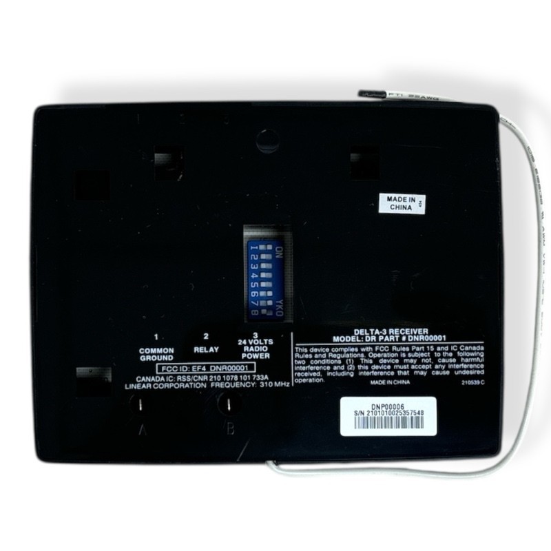 Mega Code / Linear Delta-3 (DRA/DNR00001) 24v Radio Receiver for Linear Openers gallery