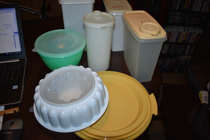 Vintage Tupperware Replacement items Complete Your Set Salad Bowl Shake Produce gallery