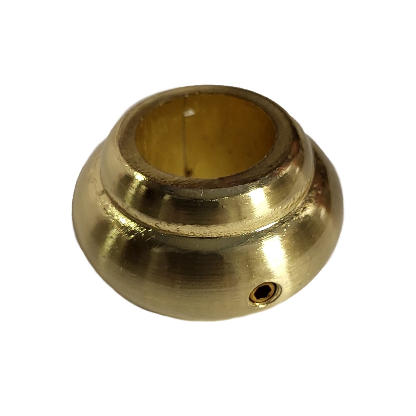 Baluster Collar with Screw for 5/8" Round Balusters - 10pcs - Brass Plated gallery