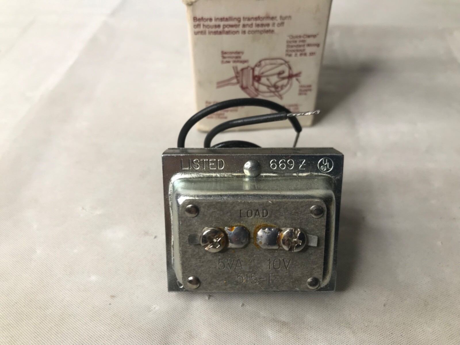 NuTone 515-T Door Bell Transformer Primary 120-Volts, Seconary 10-Volts, 5-Watts gallery
