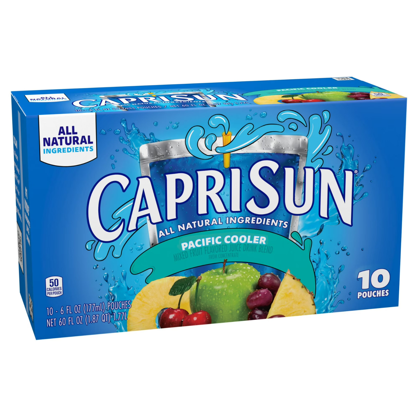Capri Sun Flavored with Other Natural Flavor Juice Drink Blend, 10 Pouches, for gallery