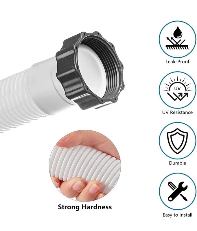 1.5" Diameter 29060E Pool Pump Replacement Hose for Above Ground Pools,Connectio gallery