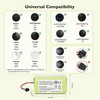 Robot Vacuum Replacement Battery 14.4V 2600mAh for Ecovacs Deebot Eufy Robovac gallery