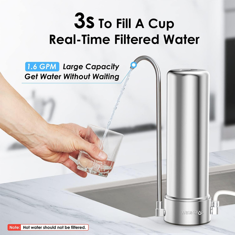 WD-CFF-01 Replacement Filter, NSF/ANSI 42&372 Certified, Countertop Water Fil... gallery