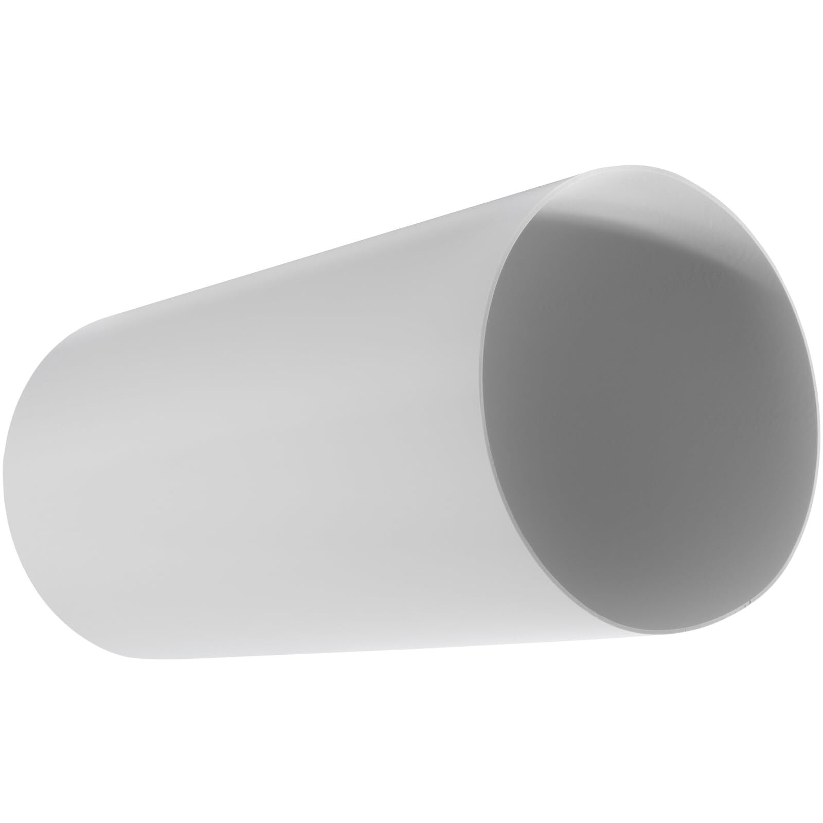 6" Inch Round Straight 12" Inch Long Plastic Duct - Exhaust & Air Supply Pipe... gallery