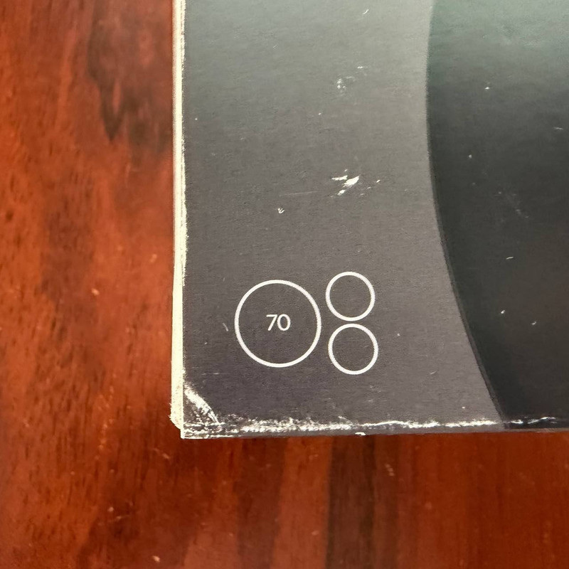 Google Nest Learning Thermostat 4th Gen Polished Obsidian with 2 SENSORS - Open gallery
