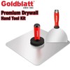 Goldblatt 2PCS Drywall Hand Tool Kit 13" Hawk 6" Stainless Steel Joint Knife Set gallery