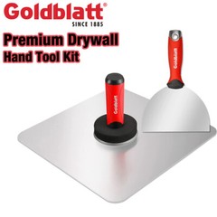 Goldblatt 2PCS Drywall Hand Tool Kit 13″ Hawk 6″ Stainless Steel Joint Knife Set