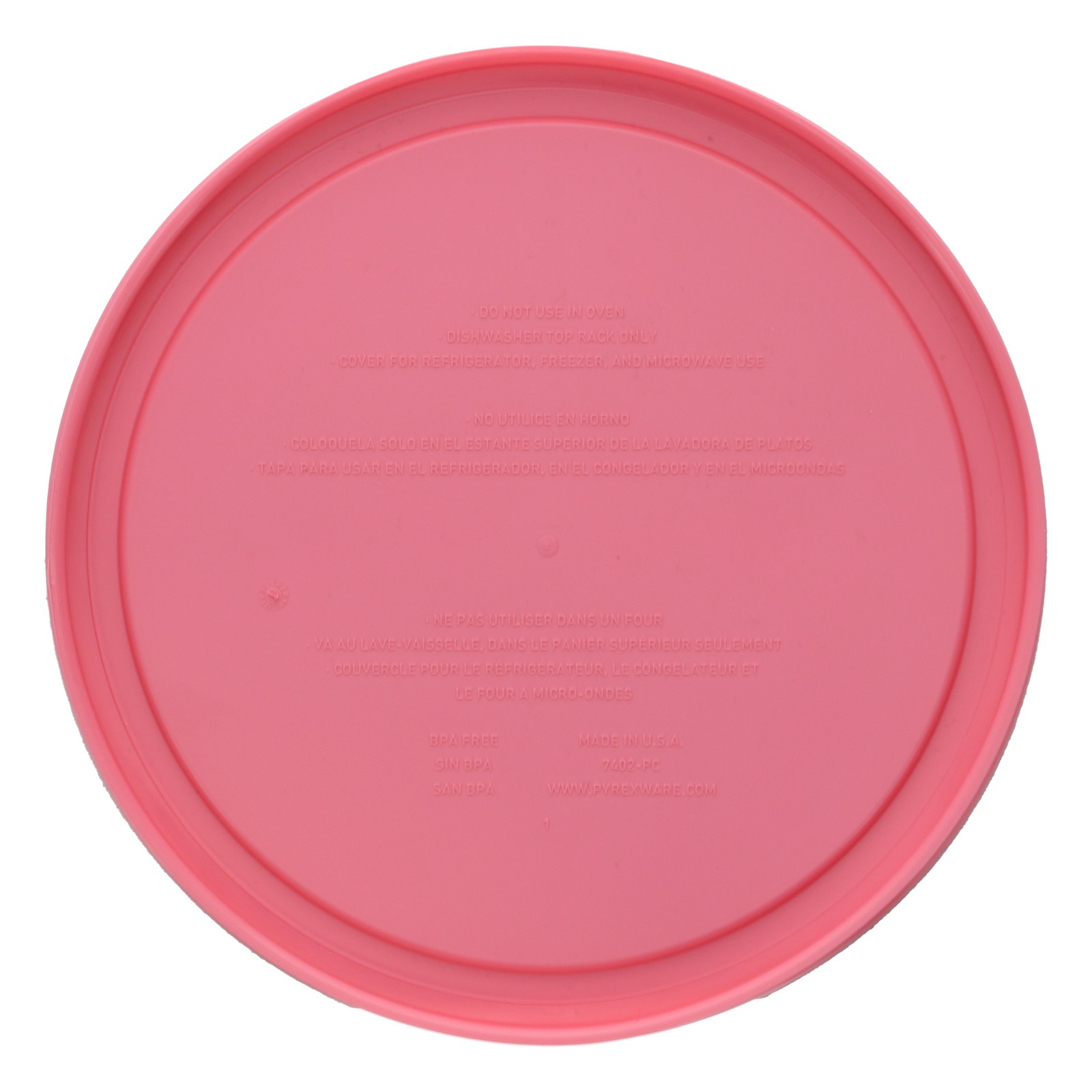 Pyrex 7402-PC 6/7-Cup Retro Pink Pantone Replacement Food Storage Lids (2-Pack) gallery