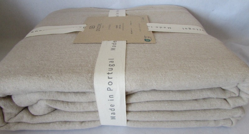 Docofil White Queen Casual Soft Bed Blanket 90"x90" 100% Cotton Soft Beige Brown gallery