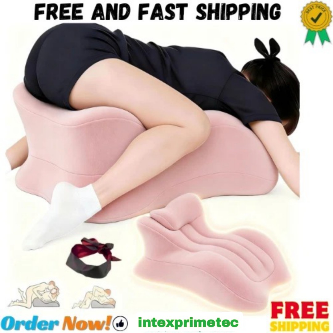 Color(Light Pink) Large Body Pillow, Couples Pillow,27°Angle Perfect Position gallery