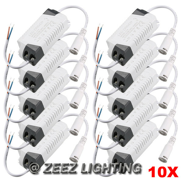 10X LED Driver For Recessed Ceiling Panel Down Light 6W 9W 12W 15W 18W 20W 25W gallery