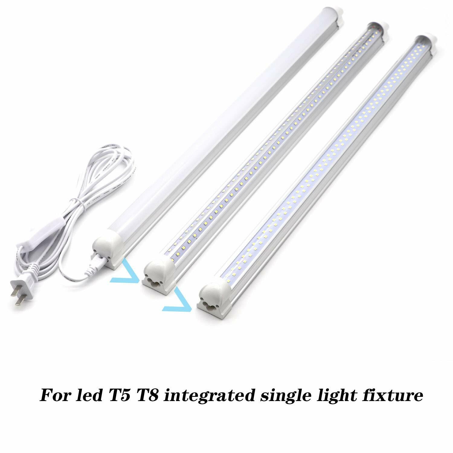 6FT LED Integrated Light Power Cord with ON/OFF Switch for use with T5/T8 Lights gallery