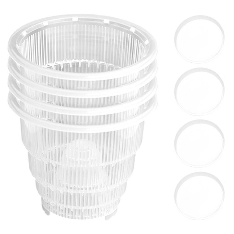 Clear Plastic Orchid Pots with Root Control Technology for Strong Growth gallery