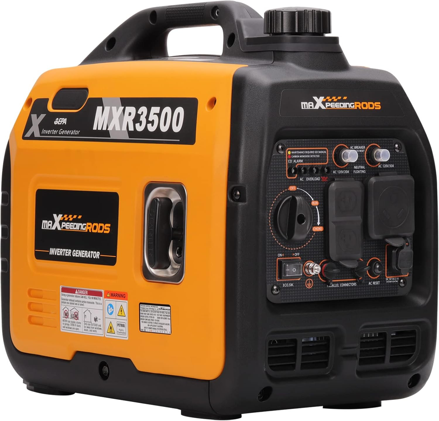 Maxpeedingrods 3500 Watt Portable Inverter Generator Gas Powered, EPA Compliant, gallery